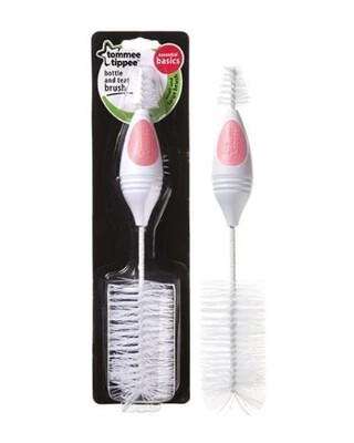 Tommee Tippee Bottle and Teat Brush - Pink